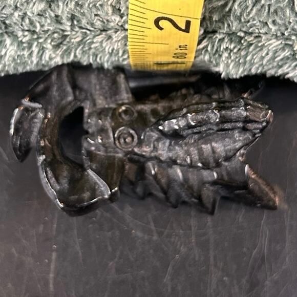 Stocking stuffer! Natural Larvikite Scorpion Carving Handcrafted Crystal - Picture 9 of 10